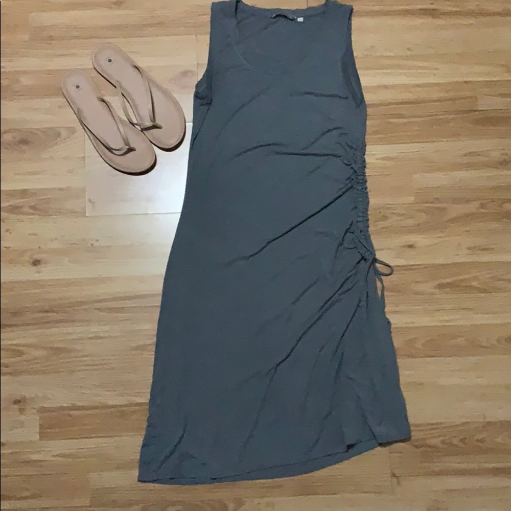 Athleta Side Gather T-Shirt Dress